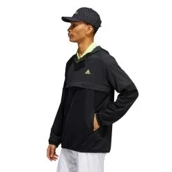 ADIDAS Anorak 1/2 Zip Pullover -Shoes Sales Store adidas anorak 1 2 zip pullover black 02 03225.1676597213