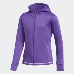 ADIDAS Junior Girls Novelty Hoodie -Shoes Sales Store adidas junior girls novelty hoodie active purple 01 91480.1631897470