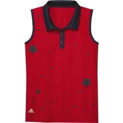 ADIDAS Junior Girls Printed Sleeveless Polo