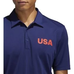 ADIDAS Ultimate365 USA Golf Solid Polo -Shoes Sales Store adidas ultimate 365 usa golf solid polo dark blue 03 02822.1659043263