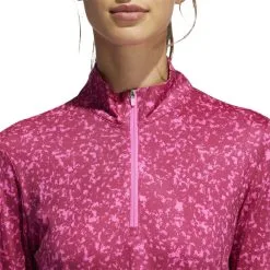 ADIDAS Women's AEROREADY UV50 Printed Long Sleeve -Shoes Sales Store adidas womens aeroready uv50 printed long sleeve screaming pink wild pink 03 29323.1633102934
