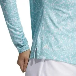 ADIDAS Women's AEROREADY UV50 Printed Long Sleeve -Shoes Sales Store adidas womens aeroready uv50 printed long sleeve white acid mint 03 63315.1633102935