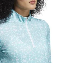 ADIDAS Women's AEROREADY UV50 Printed Long Sleeve -Shoes Sales Store adidas womens aeroready uv50 printed long sleeve white acid mint 04 66088.1633102935