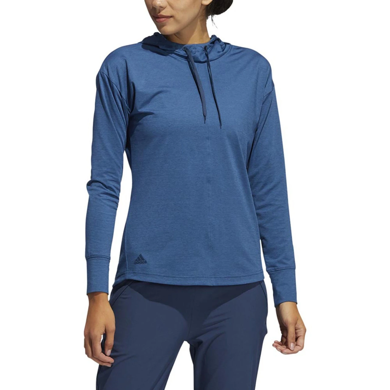 ADIDAS Women's Essentials Heathered Hoodie 1 ADIDAS Women's Essentials Heathered Hoodie