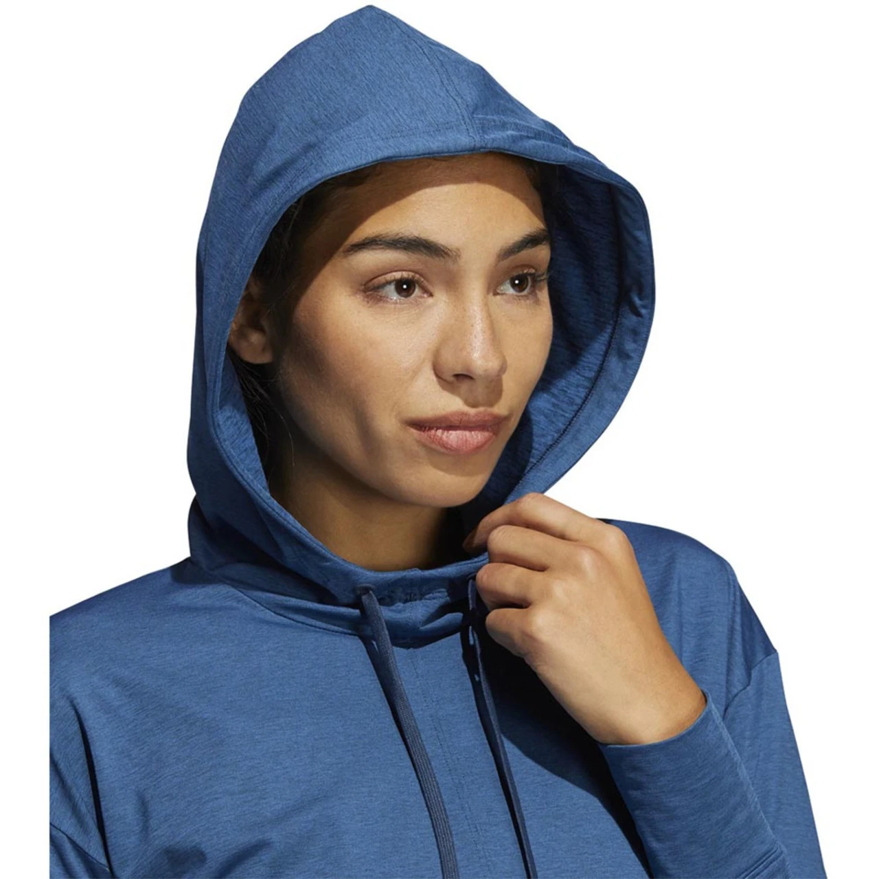ADIDAS Women's Essentials Heathered Hoodie 4 ADIDAS Women's Essentials Heathered Hoodie - Image 4