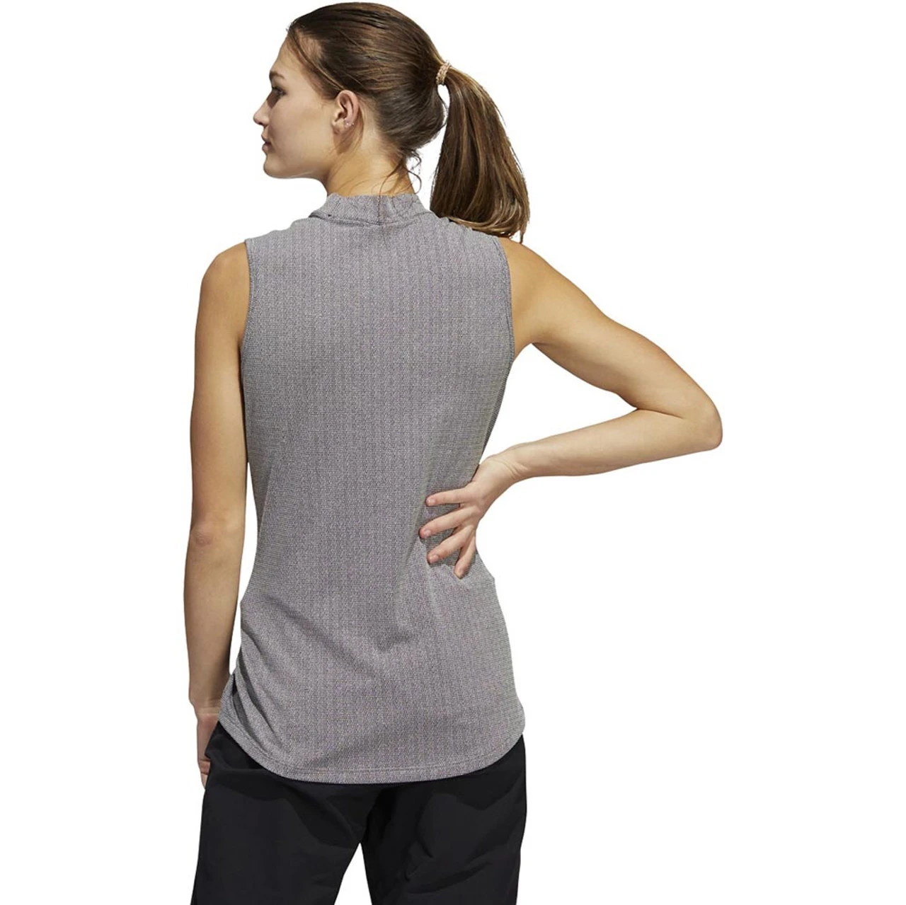 ADIDAS Women's Essentials Sleeveless Polo 2 ADIDAS Women's Essentials Sleeveless Polo - Image 2