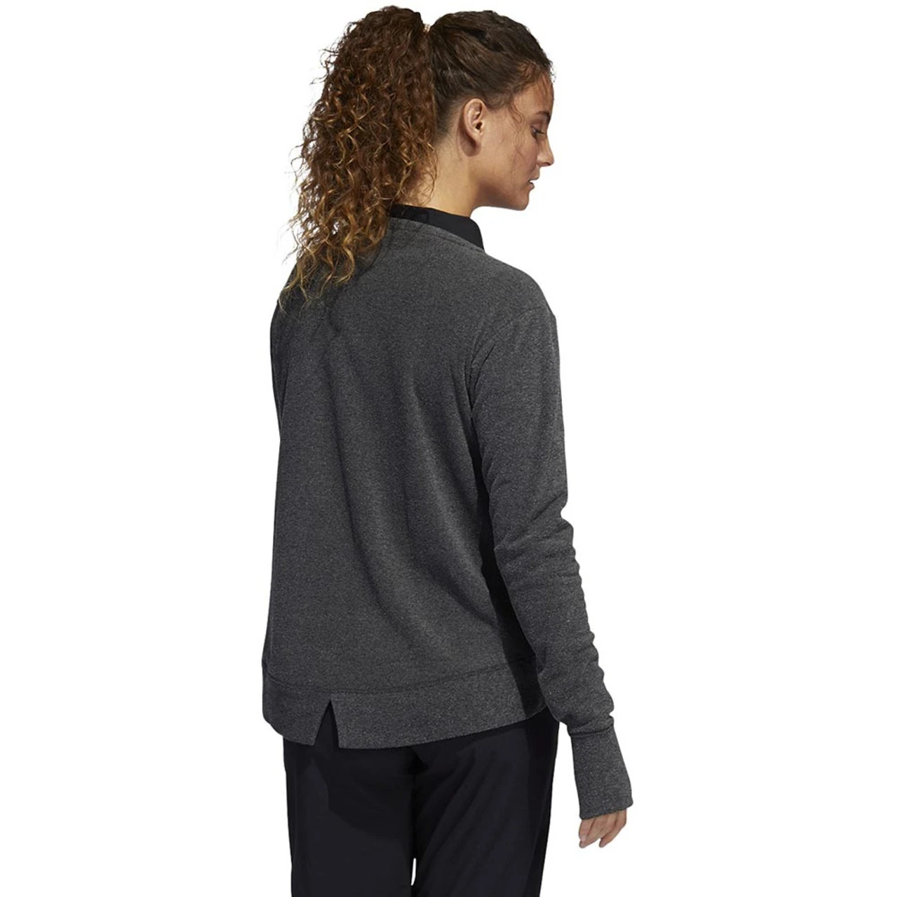 ADIDAS Women's Fleece Sweatshirt 2 ADIDAS Women's Fleece Sweatshirt - Image 2