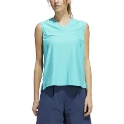 ADIDAS Women's Go-To Sleeveless Polo -Shoes Sales Store adidas womens go to sleeveless polo semi mint rush 01 63464.1647972106