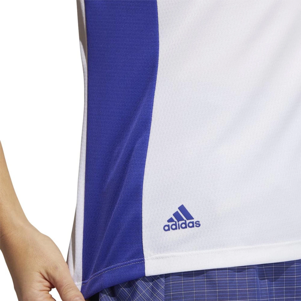 ADIDAS Women's Primeblue Colorblock Racerback Polo 4 ADIDAS Women's Primeblue Colorblock Racerback Polo - Image 4