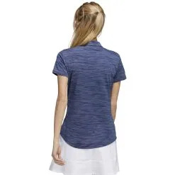 ADIDAS Women's Space-Dyed Polo -Shoes Sales Store adidas womens space dyed polo crew navy white 02 26943.1647973321