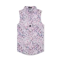 Bad Birdie Women's Paint Splatter 3 Polo