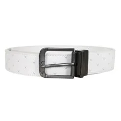 Callaway Signature Chev Logo Printed Belt -Shoes Sales Store callaway signature chev logo printed belt bright white 01 58684.1678396888