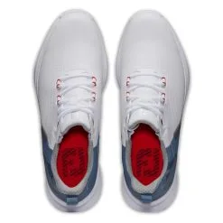 FootJoy Men's FJ Fuel Golf Shoes -Shoes Sales Store footjoy fj fuel golf shoes white blue fog red 03 58088.1664304221
