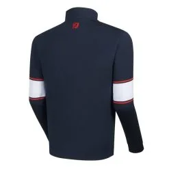 FootJoy Performance Half-Zip With Engineered Sleeves -Shoes Sales Store footjoy performance half zip with engineered sleeves navy white scarlet 02 06633.1633109535