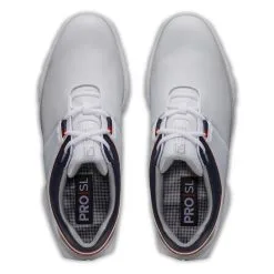 FootJoy Men's Pro SL Golf Shoes -Shoes Sales Store footjoy pro sl golf shoes white navy red 03 68221.1642001849