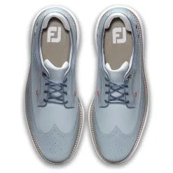 FootJoy Men's Traditions Golf Shoes -Shoes Sales Store footjoy traditions golf shoes gray navy red 03 96954.1636977358
