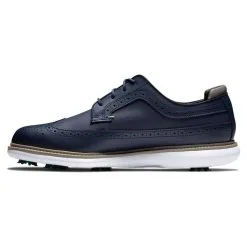 FootJoy Men's Traditions Golf Shoes -Shoes Sales Store footjoy traditions golf shoes navy green 02 76517.1668608832