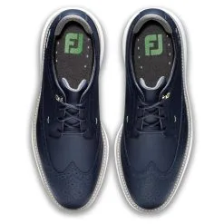 FootJoy Men's Traditions Golf Shoes -Shoes Sales Store footjoy traditions golf shoes navy green 03 56188.1669392950
