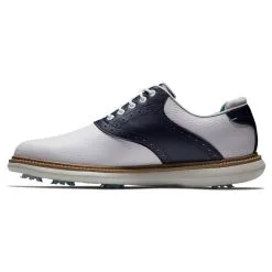 FootJoy Men's Traditions Saddle Golf Shoes -Shoes Sales Store footjoy traditions saddle golf shoes white navy 02 91803.1676581970