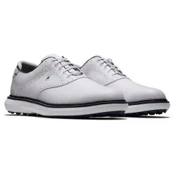 FootJoy Men's Traditions Spikeless Golf Shoes -Shoes Sales Store footjoy traditions spikeless golf shoes white 05 28318.1678140729