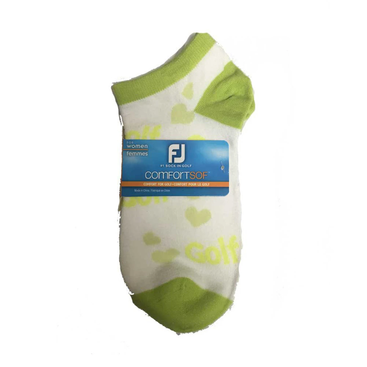 FootJoy Women's ComfortSof Low Cut Heart Print Fashion Sock 2 FootJoy Women's ComfortSof Low Cut Heart Print Fashion Sock - Image 2