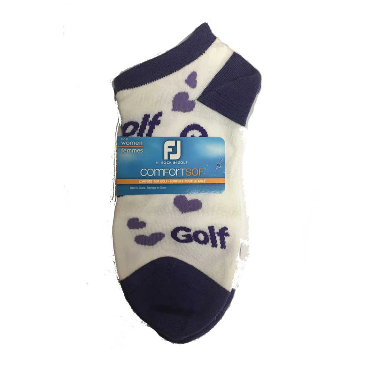 FootJoy Women's ComfortSof Low Cut Heart Print Fashion Sock 5 FootJoy Women's ComfortSof Low Cut Heart Print Fashion Sock - Image 5