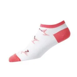 FootJoy Women's ComfortSof Low Cut Martini Print Fashion Sock -Shoes Sales Store footjoy womens comfortsof low cut martini print fashion sock white orange 01 99457.1671653579