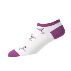 FootJoy Women's ComfortSof Low Cut Martini Print Fashion Sock -Shoes Sales Store footjoy womens comfortsof low cut martini print fashion sock white purple 01 05429.1671653580