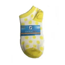 FootJoy Women's ComfortSof Low Cut Polka Dot Print Fashion Sock 11 FootJoy Women's ComfortSof Low Cut Polka Dot Print Fashion Sock -Shoes Sales Store footjoy womens comfortsof low cut polka dot print fashion sock white yellow 01 72392.1671654816
