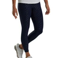 FootJoy Women's Embossed Legging -Shoes Sales Store footjoy womens embossed legging navy 02 73533.1678206779