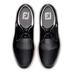FootJoy Women's FJ Sport Retro Golf Shoes - Previous Season Style -Shoes Sales Store footjoy womens fj sport retro golf shoes black charcoal 03 50158.1657651449
