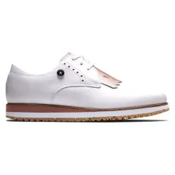 FootJoy Women's FJ Sport Retro Golf Shoes - Previous Season Style -Shoes Sales Store footjoy womens fj sport retro golf shoes white20pink 01 71077.1657651448