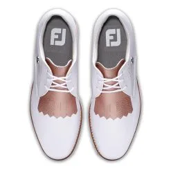 FootJoy Women's FJ Sport Retro Golf Shoes - Previous Season Style -Shoes Sales Store footjoy womens fj sport retro golf shoes white pink 03 48391.1657651449