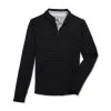 FootJoy Women's Half-Zip Tonal Stripe Mid-Layer