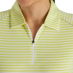 FootJoy Women's Heather Stripe Polo -Shoes Sales Store footjoy womens heather stripe polo citrus 04 19865.1631901195