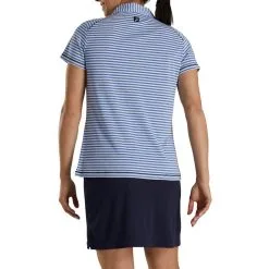 FootJoy Women's Heather Stripe Polo -Shoes Sales Store footjoy womens heather stripe polo cobalt 03 79249.1631901195