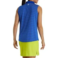 FootJoy Women's Sleeveless Pinstripe Polo -Shoes Sales Store footjoy womens sleeveless pinstripe polo cobalt 03 56851.1633122943