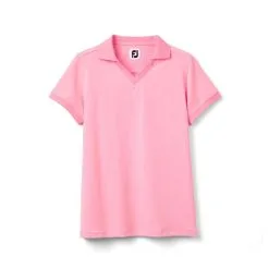 FootJoy Women's Stretch Lisle End On End Open Collar Polo -Shoes Sales Store footjoy womens stretch lisle end on end open collar polo pink azalea 01 47866.1633379496