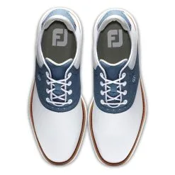 FootJoy Women's Traditions Golf Shoes -Shoes Sales Store footjoy womens traditions golf shoes white blue 03 61986.1669393215