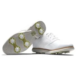 FootJoy Women's Traditions Golf Shoes -Shoes Sales Store footjoy womens traditions golf shoes white gray 06 77747.1669393256