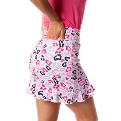 Golftini Women's Big Bang Pull-On Ruffle Tech Skort