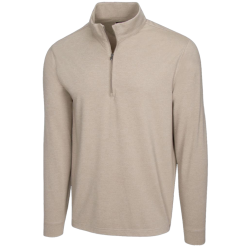Greg Norman Heathered 1/4 Zip Mock -Shoes Sales Store greg norman heathered 1 4 zip mock bamboo heather 01 14060.1632774997