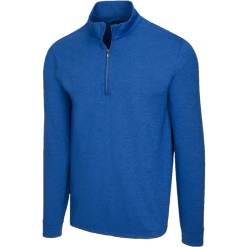 Greg Norman Heathered 1/4 Zip Mock -Shoes Sales Store greg norman heathered 1 4 zip mock indigo heather 01 64047.1632775037