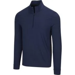 Greg Norman Heathered 1/4 Zip Mock -Shoes Sales Store greg norman heathered 1 4 zip mock navy heather 01 51028.1632774996