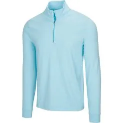 Greg Norman Heathered 1/4 Zip Mock -Shoes Sales Store greg norman heathered 1 4 zip mock seaside blue heather 01 64203.1632775036