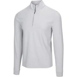 Greg Norman Heathered 1/4 Zip Mock -Shoes Sales Store greg norman heathered 1 4 zip mock shark grey heather 01 25213.1632774996