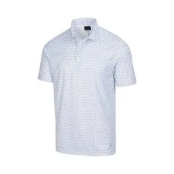 Greg Norman ML75 Microlux Iron Print Polo -Shoes Sales Store greg norman ml75 microlux iron print polo white 01 86557.1644349993