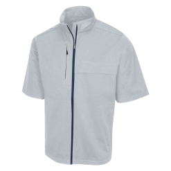 Greg Norman Weatherknit Short Sleeve Full-Zip Jacket -Shoes Sales Store greg norman weatherknit short sleeve full zip jacket shark grey 01 50477.1642695382