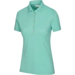 Greg Norman Women's Freedom Micro Pique Short Sleeve Polo -Shoes Sales Store greg norman womens freedom micro pique short sleeve polo waterfall 01 80071.1659043413