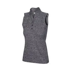 Greg Norman Women's Heathered Dot Sleeveless Polo